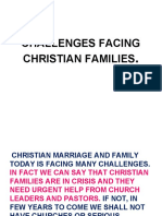 Challenges Facing Christian Families