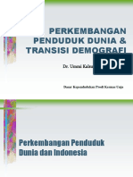 Sesi 4 Penduduk Dunia Dan Transisi Demografi 2021