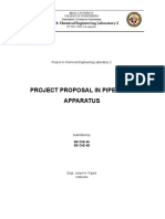 Project Proposal for Pipe Loss Apparatus