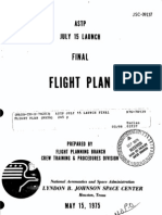 Apollo-Soyuz July 15 Launch Final Flight Plan