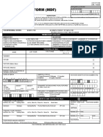 Member'S Data Form (MDF) : Instructions