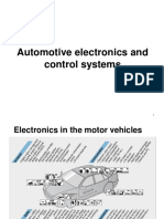 Automotive Electronics and Control Systems