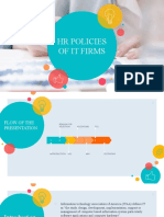 HR POLICIES OF IT FIRM