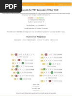 Your Test Results For 11th December 2021 at 11:48