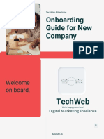 Onboarding Guide For New Company: Techweb Advertising
