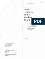 Jose Casanova - Public Religions in the Modern World-University of Chicago Press