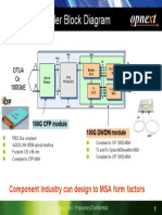 100G Transponder Block Diagram: Component Industry Can Design To MSA Form Factors