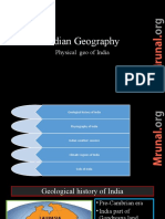 Indian Geography - Geological History