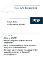 Integrative STEM Education Proposal: Kelly L. Schurr HS Technology Teacher