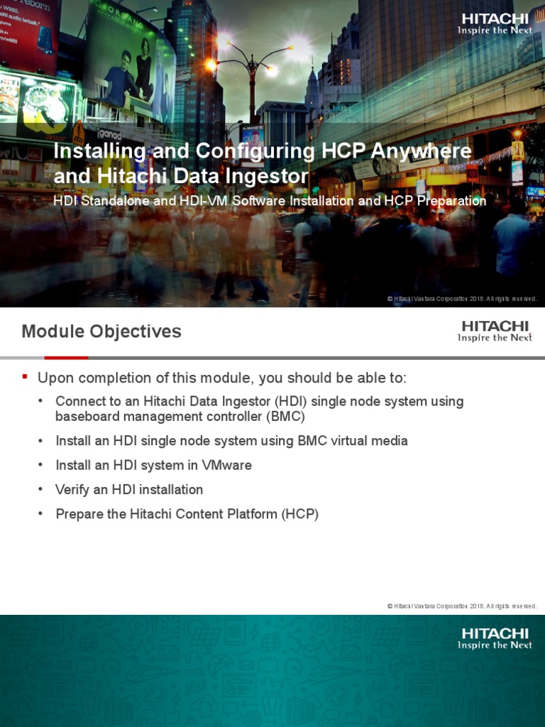 HDI Software Installation and HCP Preparation - v1-0 | PDF | Hard Disk ...