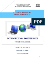 Introduction To Internet: National Diploma in Computer Science