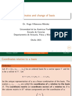 Coordinates and Change of Basis