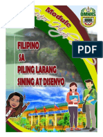 Module 6 Sining at Disenyo