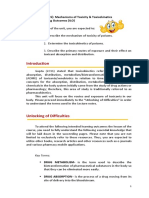 UNIT 2 - Week (4-5) : Mechanisms of Toxicity & Toxicokinetics Intended Learning Outcomes (ILO)