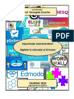 Importanța Instrumentelor Digitale în Educație ți Formare -coord. Georgeta Enache