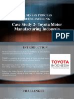 Business Process Reengineering: Case Study 2-Toyota Motor Manufacturing Indonesia