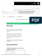 Civil 3D for Infrastructure Design Professional Certification Prep - Pre-test _ Autodesk