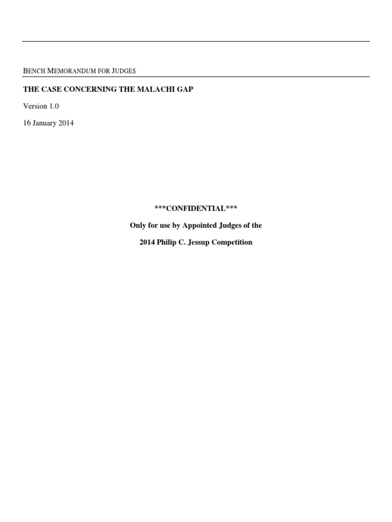 2014BenchMemoJessupMalachi Gap PDF Environmental Impact