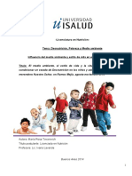 Influencia Del Medio Ambiente y Estilo de Vida en El Estado Nutricional