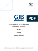 GIB - Capital GOSI Building: Monthly Project Status Report