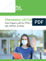 Chemistry LECTURER Past Papers PDF For PPSC, BPSC, AJK, KPPSC