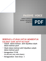 Passive Voice: Adalah Kalimat Pasif, Yang Dalam Bahasa Indonesia Adalah Kata Kerja Yang Berawalan Dengan