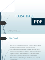 Parafrase - Uaa