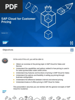 SAP Cloud For Sales Pricing