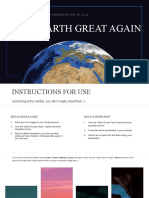 Make Earth Great Again: A Presentation by Slidecore