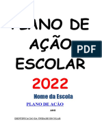PLANO DE AÇÃO ESCOLAR 2022