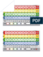 Qwixx Times Tables