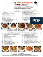 Lucky Lin's Restaurant: Fried Rice Dishes ........... $7.00 + Tax
