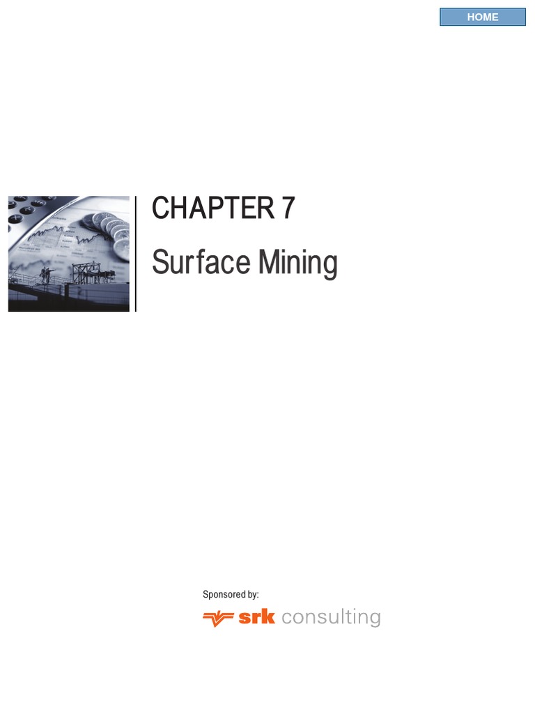 Chapter 7 Surface Mining Pdf Loader Equipment Mining