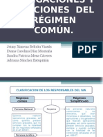 Obligaciones y Sanciones Régimen Común