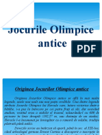 Cap I - Jocurile Olimpice Antice