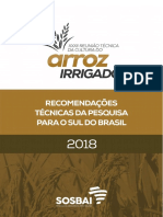 Arroz Irrigado Sosbai 2018