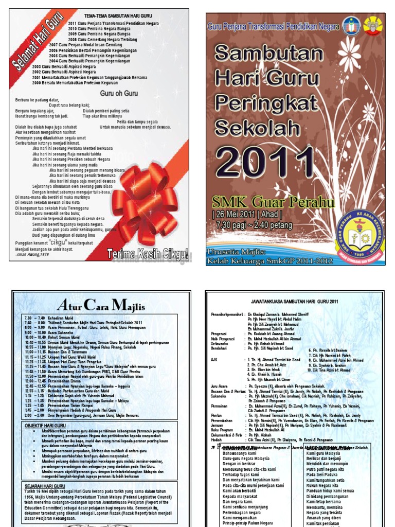 Buku Program Hari Guru 2011