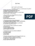 A) Desfăsurării de Activităti Izolate de Personal