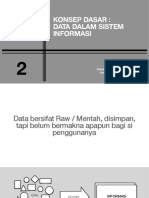 DBMS 2021 (2) Konsep Data Dalam Sistem Informasi