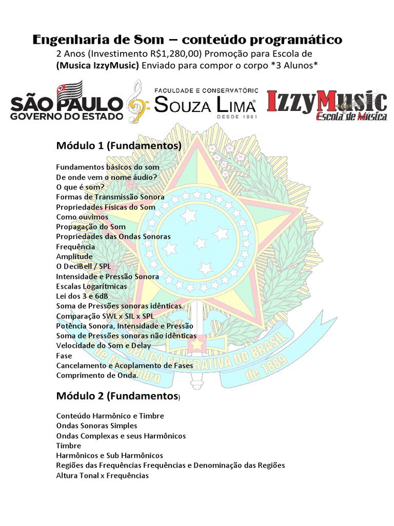 Engenharia de Som Luiz | PDF | Som | Acústica