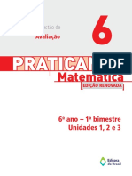 Avaliação de Matemática para 6o ano com 12 questões