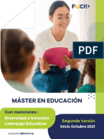 Brochure - Máster en Educación Con Menciones