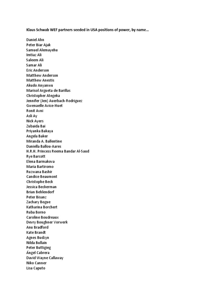 WEF Partners in US Power Positions | PDF