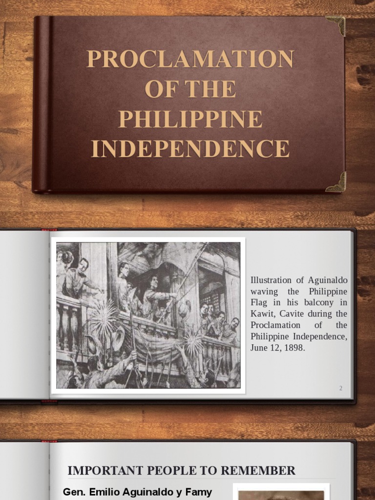 Proclamation of Philippine Independence PDF Philippines