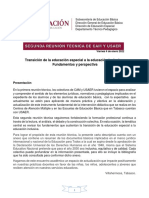 Carta Descriptiva. Segunda Reunión Técnca de CAM y USAER. Febreo 4 de 2022