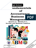 Fundamentals of Accountancy, Business and Management 2: Senior High School