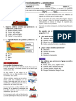 EXAMEN ESPAÑOL Familia de Palabras-Campo Semantico 3°