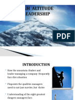 High Altitute Leadership UL