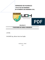 Funciones de varias variables y derivadas parciales