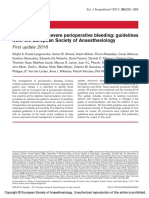 Management of Severe Perioperative Bleeding .3